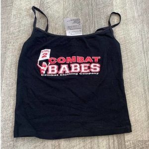 Combat clothing compamy combat babes Tank Top